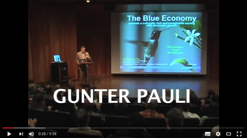 Gunter Pauli, come nacque l'economia circolare